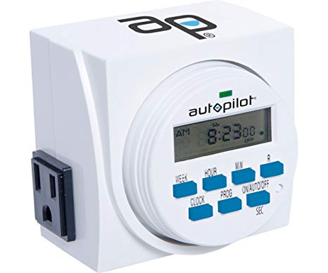 TIMER - AutoPilot Digital Dual Outlet 1 second