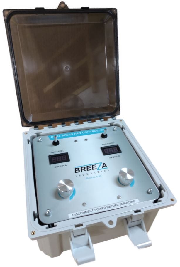 Breeza Dual Area Fan Controller (includes assembly hardware)