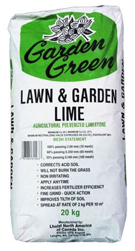 Lime - Pulverized - *Garden Green* Brand 20 kg