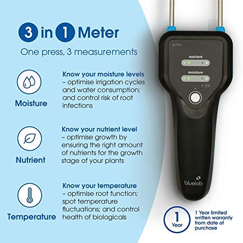 bluelab soil moisture meter Bluelab Pulse Moisture/Nutrient/Temp Meter