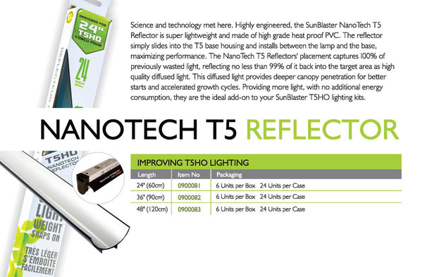 SunBlaster T5 Nanoshade Reflector