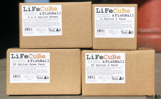 TeaLab - LiFeCuBe & FishBall 4x50 Gal Brews